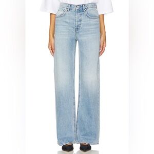 GRLFRND Light Blue Straight Leg Jeans